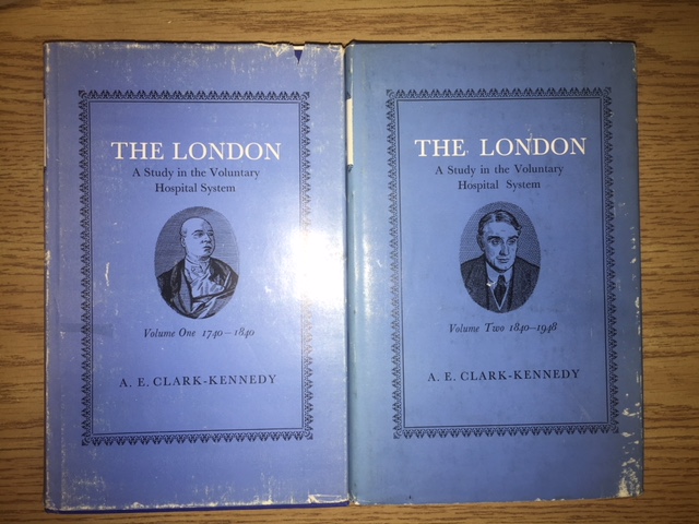The London : A Study In The Voluntary Hospital System : Volume One : The First Hundred Years 1740-184 / Volume Two: The Second Hundred Years, 1840-1948. in dustjackets