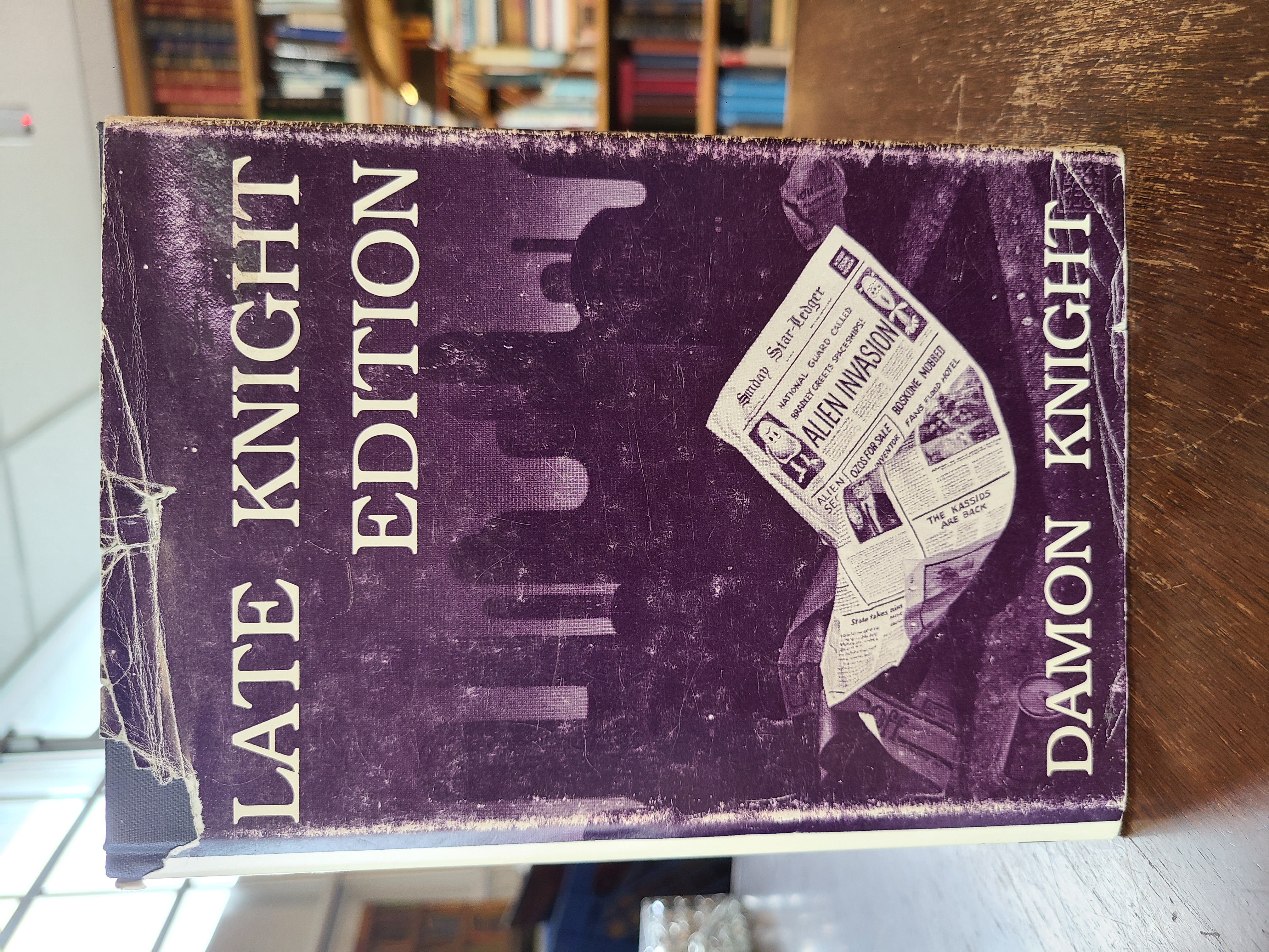 Late Knight Edition. in dustjacket, inscribed.