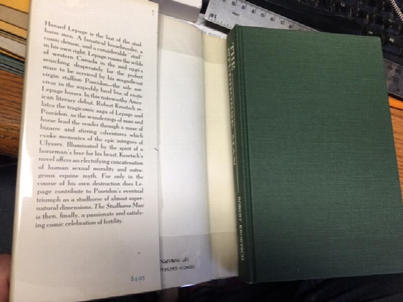 Image for The Studhorse Man. First American Edition in dust jacket The Studhorse Man. First American Edition in dust jacket