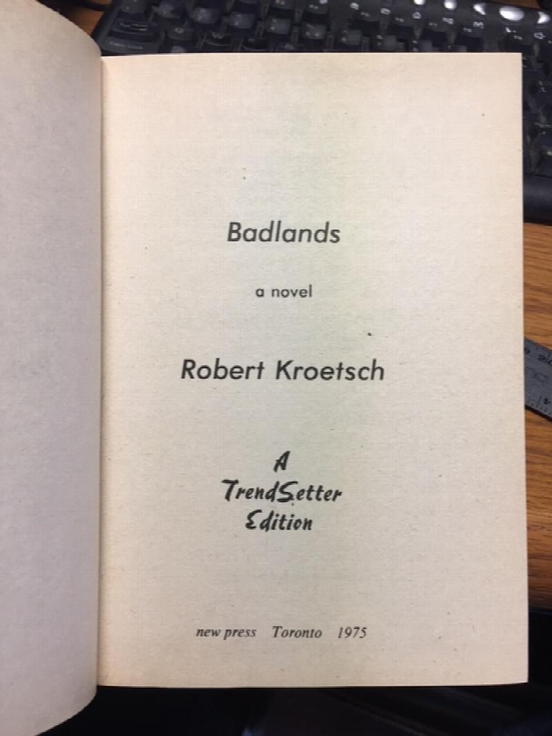 Image for Badlands. First Edition in dust jacket Badlands. First Edition in dust jacket