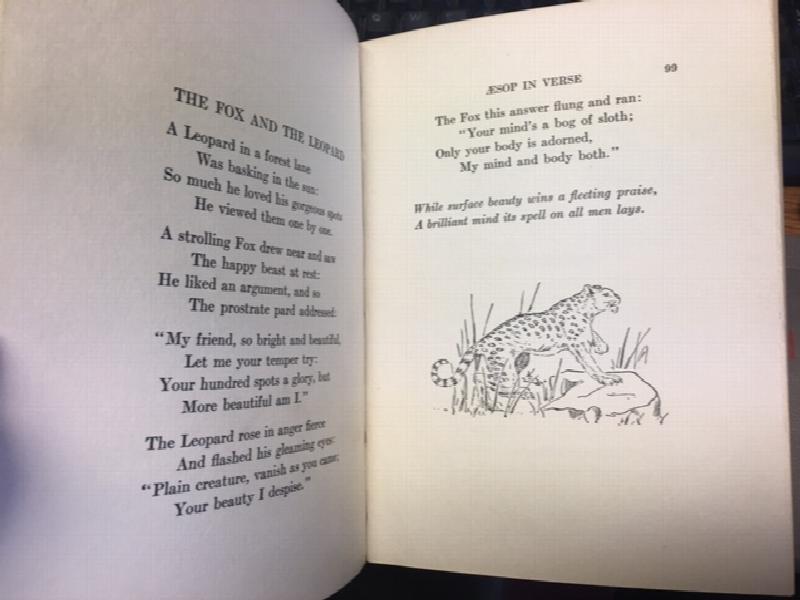 Image for Aesop in Verse. First Edition
