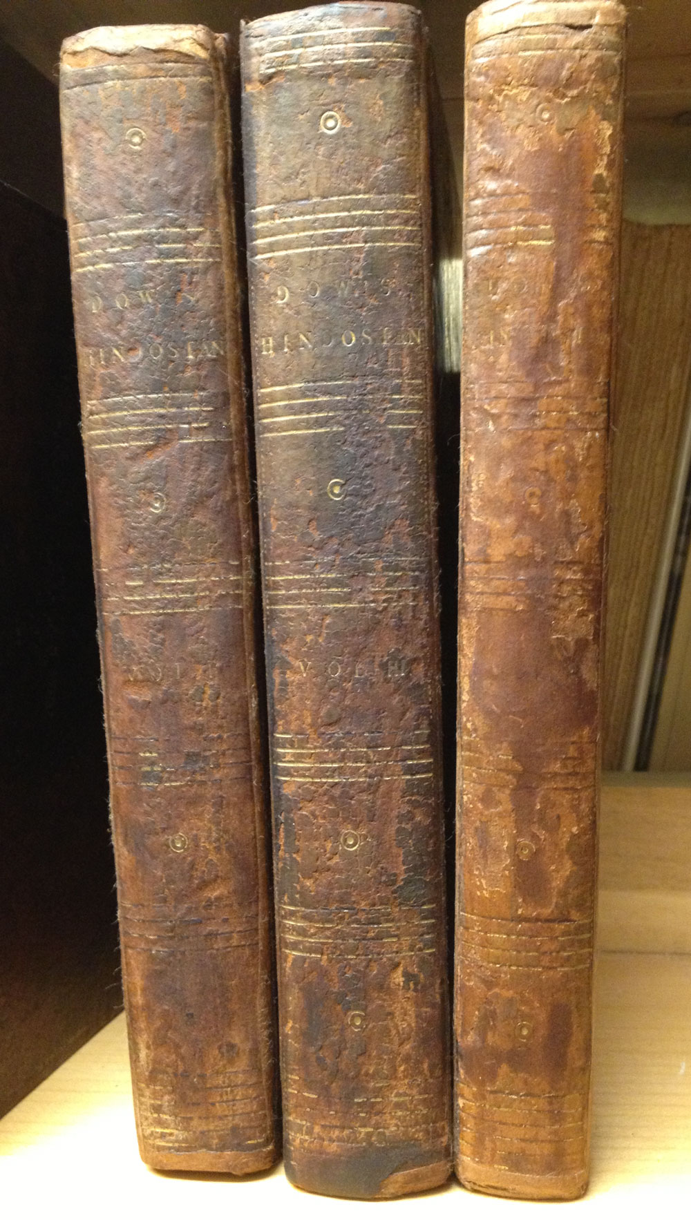 History of Hindostan. Third Edition, in three volumes.