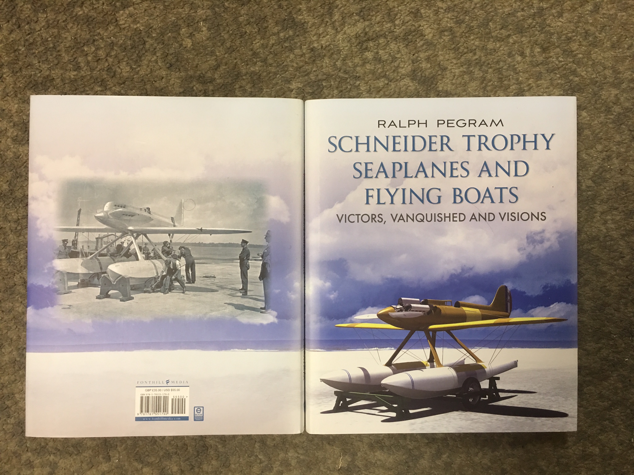 Schneider Trophy Seaplanes and Flying Boats : Victors, Vanquished and Visions. First Edition in dust jacket