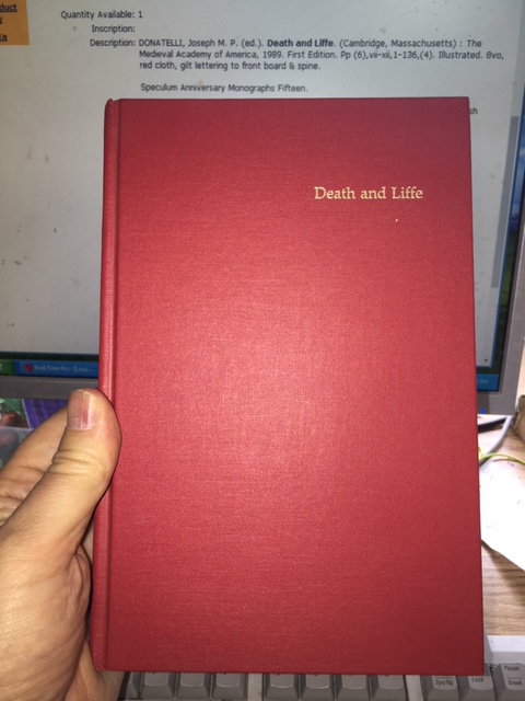Image for Death and Liffe. First Edition Death and Liffe. First Edition