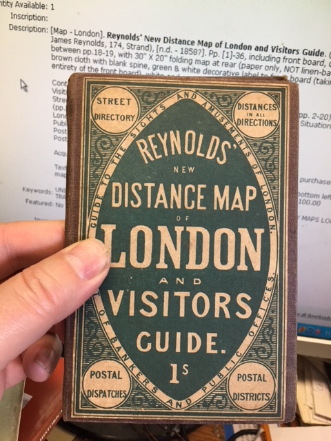 Image for Reynolds' New Distance Map of London and Visitors Guide. Reynolds' New Distance Map of London and Visitors Guide.