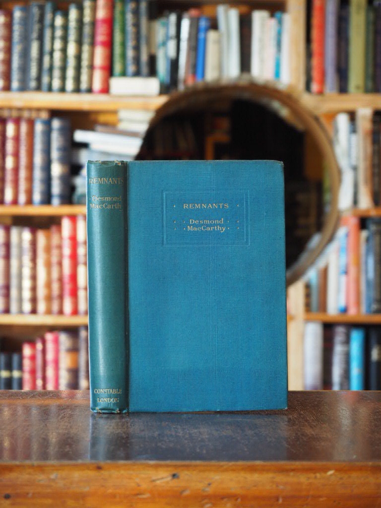 Remnants. First Edition.