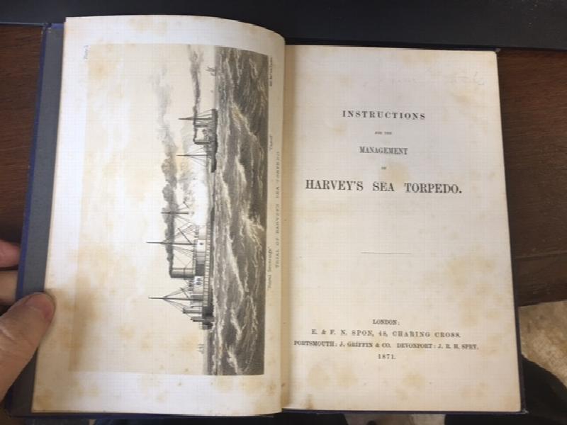 Instructions for the Management of Harvey's Sea Torpedo. First Edition