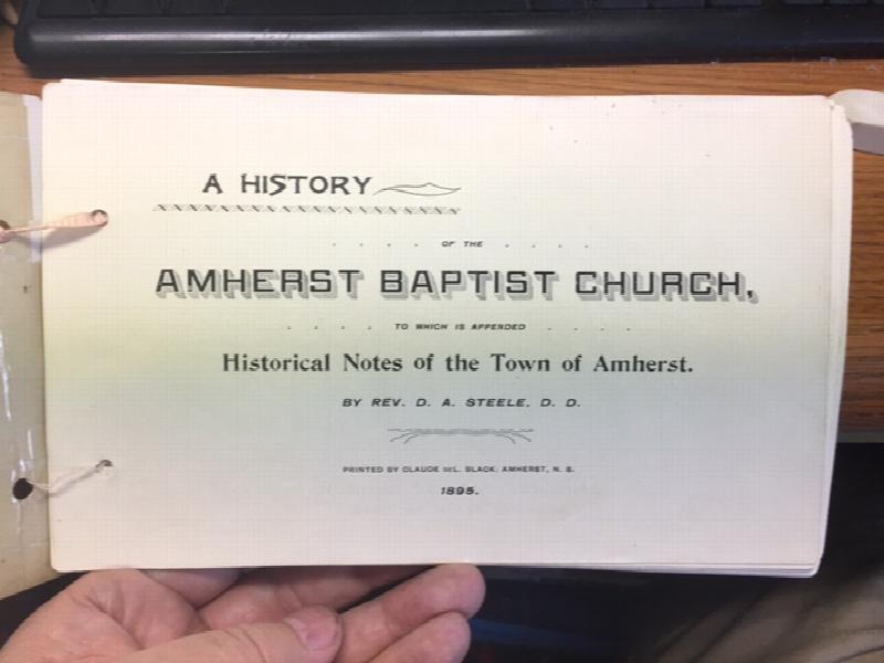 History of the Amherst Baptist Church, to which is appended Historical Notes of the Town of Amherst