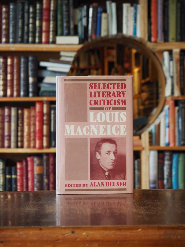 Selected Literary Criticism of Louis MacNeice. UK in dj.