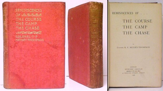 Image for Reminiscences of The Course, The Camp, The Chase Reminiscences of The Course, The Camp, The Chase