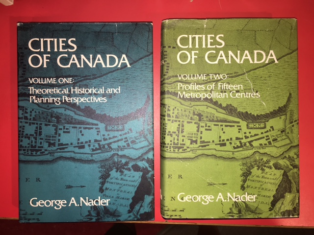 Cities of Canada. Volume One : Theoretical, Historical and Planning Perspectives. Volume Two : Profiles of Fifteen Metropolitan Centres. in dustjackets