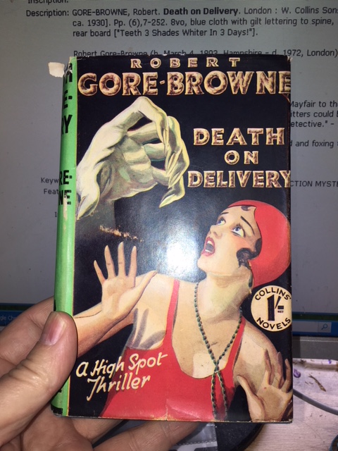 Death on Delivery. Hardcover in dust jacket.