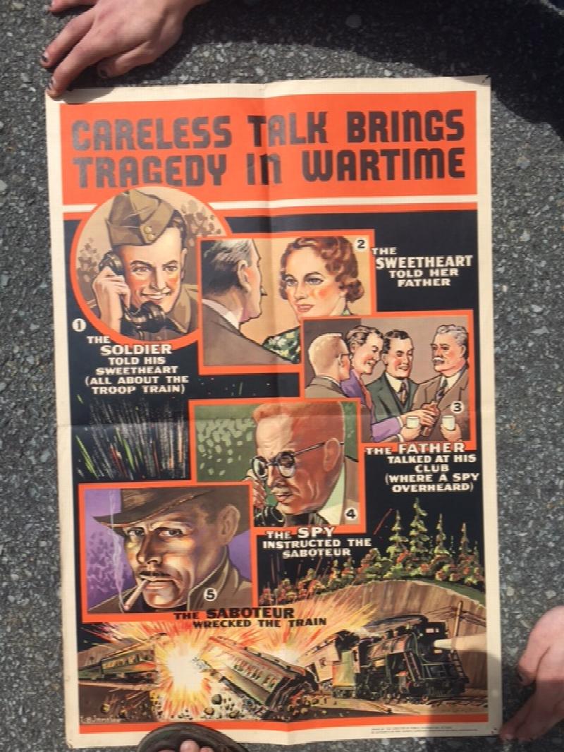 Careless Talk Brings Tragedy in Wartime