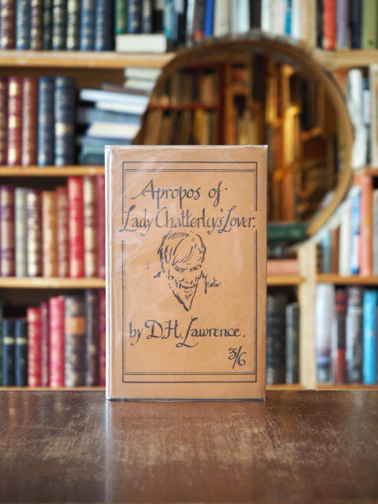 Apropos of Lady Chatterley's Lover. First Revised Edition in dustjacket.