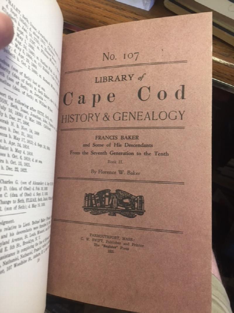 Francis Baker. First Edition