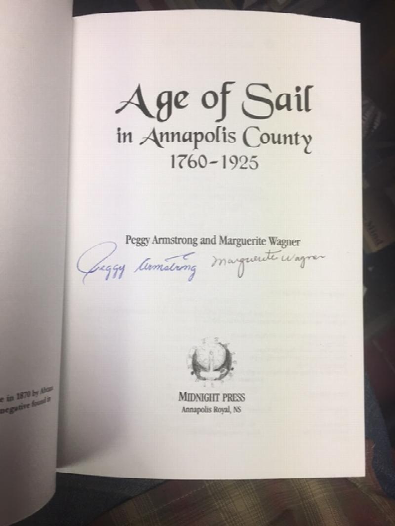 Image for Age of Sail in Annapolis County, 1760-1925.  First Edition, Signed