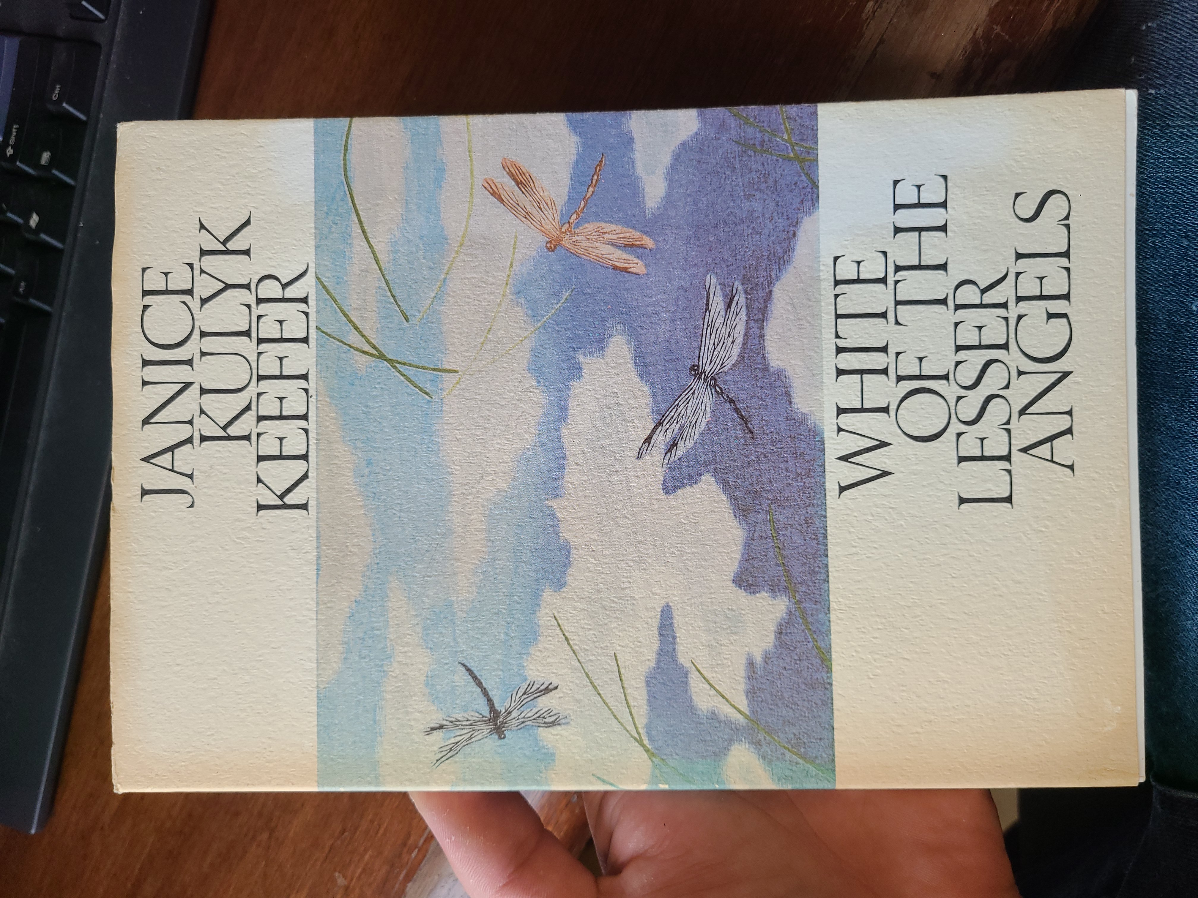 White of the Lesser Angels. Signed Paperback in dustjacket.