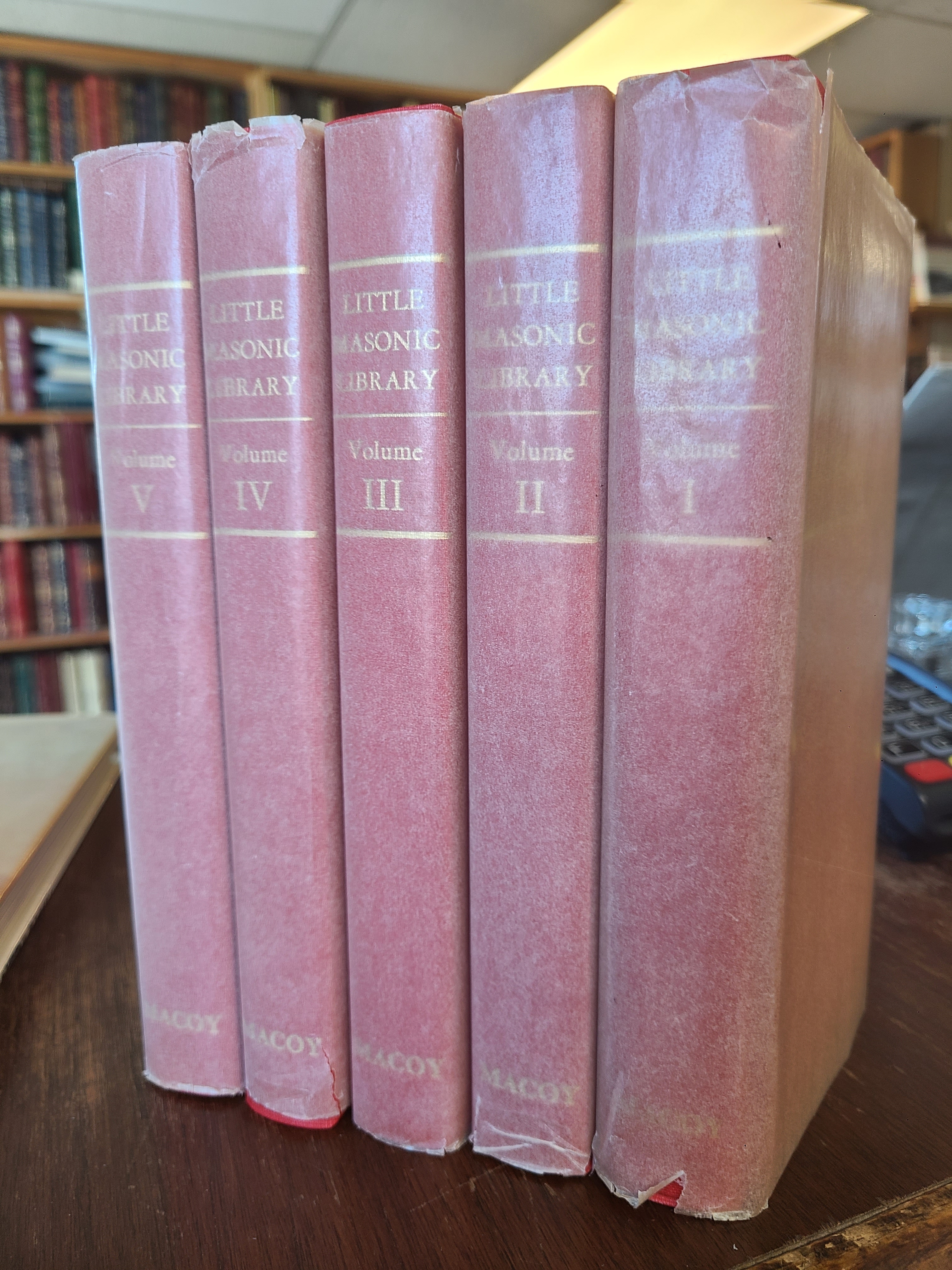 Little Masonic Library. Complete in Five Volumes.