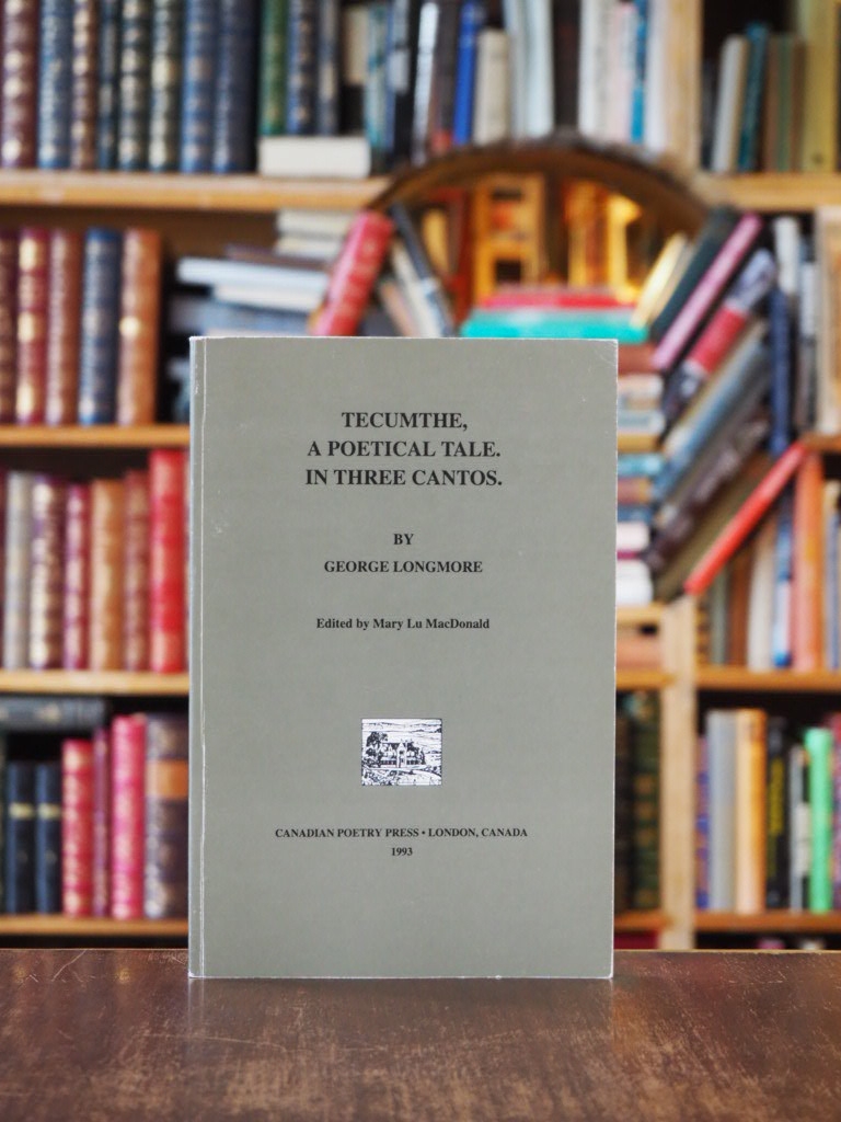 Tecumthe, A Poetical Tale. In Three Cantos. 1st edition