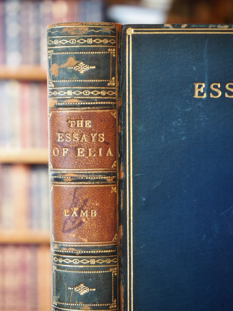 The Essays of Elia. leatherbound