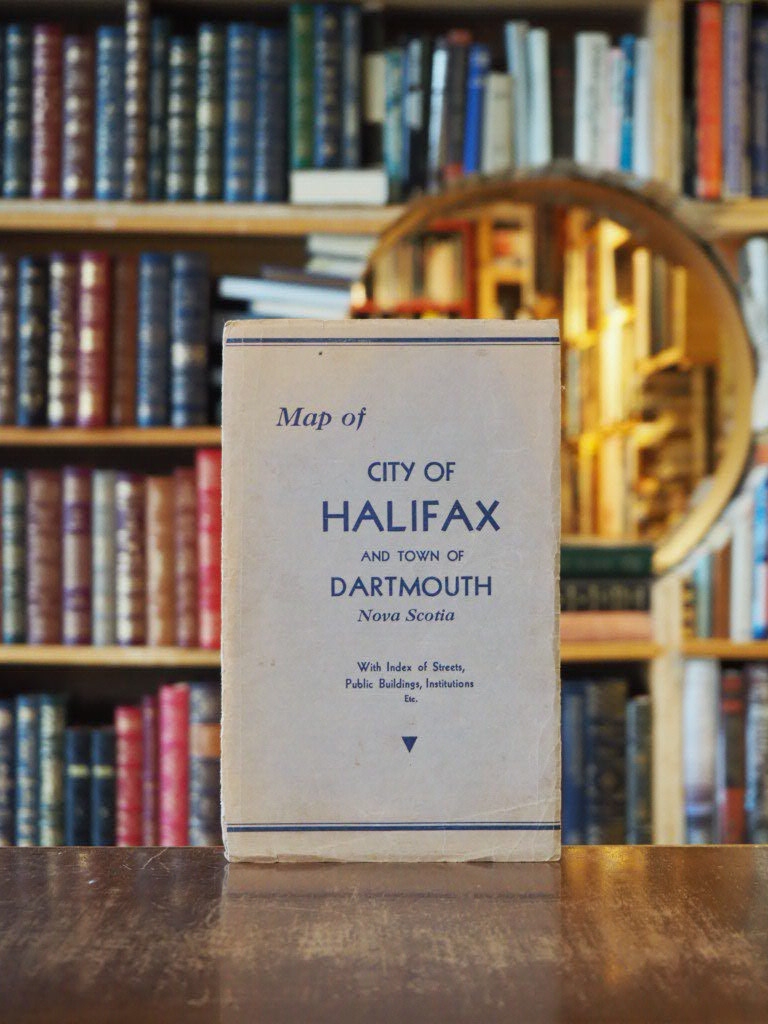 Map of City of Halifax and Town of Dartmouth, Nova Scotia. With Index of Streets, Public Buildings, Institutions, Etc.