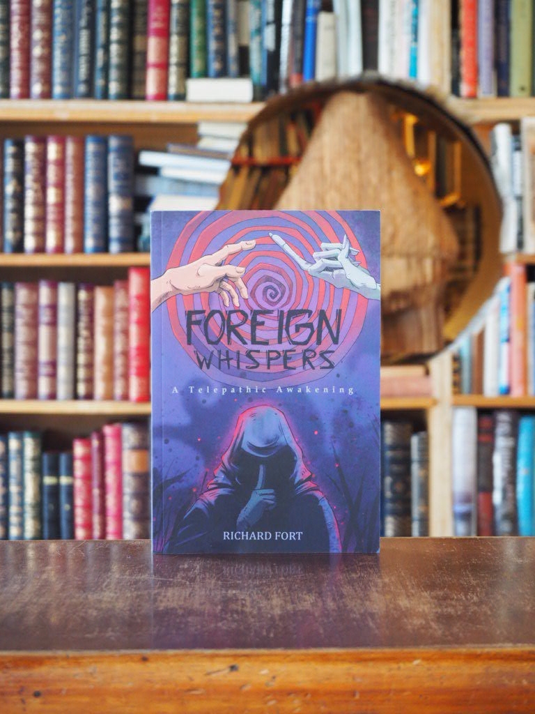 Foreign Whispers : A telepathic Awakening. signed, 1st pbk edition