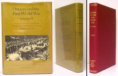 Image for Ontario and the First World War 1914-1918. in dj Ontario and the First World War 1914-1918. in dj