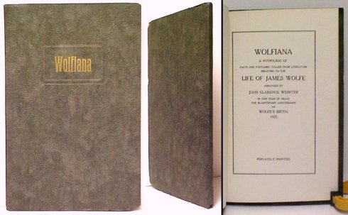 Image for Wolfiana : A Potpourri of Facts and Fantasies, Culled from Literature. Signed by Webster Wolfiana : A Potpourri of Facts and Fantasies, Culled from Literature. Signed by Webster