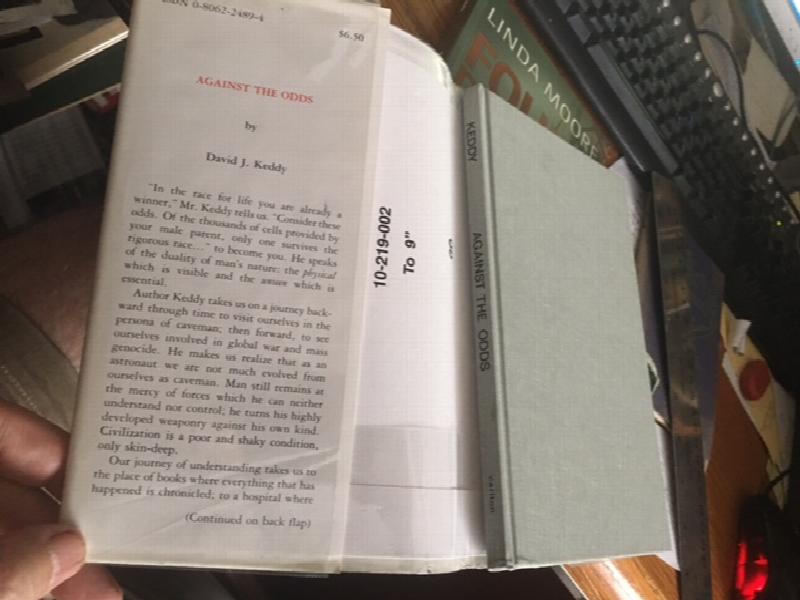 Image for Against the Odds. First Edition in dust jacket, Signed