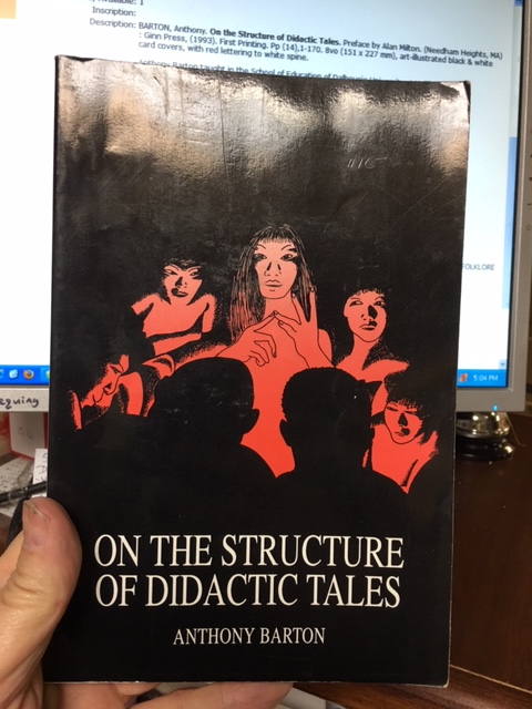 Image for On the Structure of Didactic Tales. First Edition