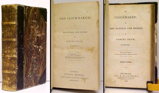 the clockmaker thomas chandler haliburton the clockmaker thomas chandler haliburton