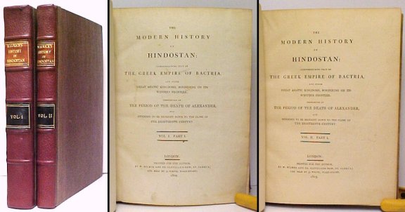 Modern History of Hindostan. 3 of 4 parts in 2 volumes