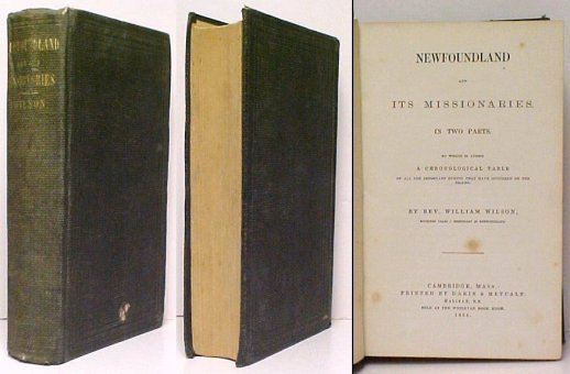 Newfoundland and Its Missionaries. Crewe's copy