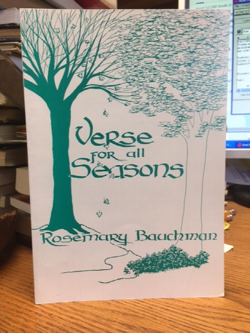 Image for Verse For All Seasons : Collected Poems. First Edition., Signed Verse For All Seasons : Collected Poems. First Edition., Signed