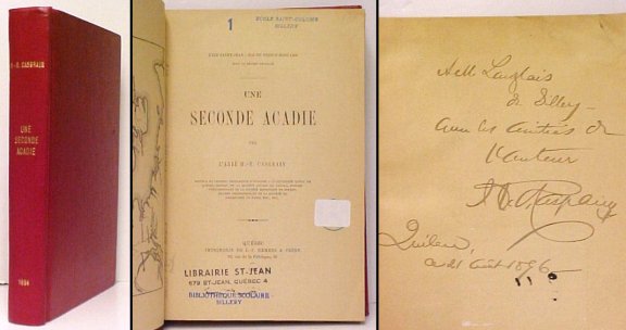 Image for Une Seconde Acadie : L'Ile Saint-Jean - Ile du Prince-Edouard sous le Régime Français. First Edition, Signed