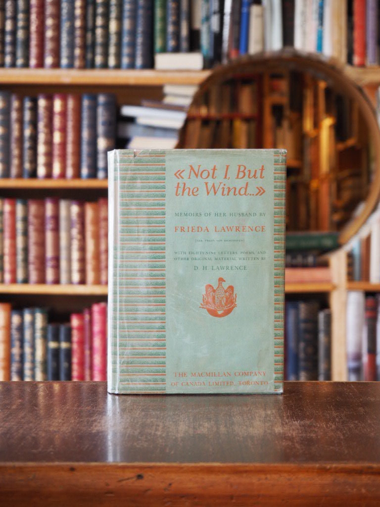 Not I, But the Wind. First Canadian Edition in dustjacket