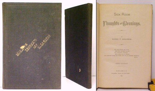 Image for Sick Room Thoughts and Gleanings. 3rd ed.