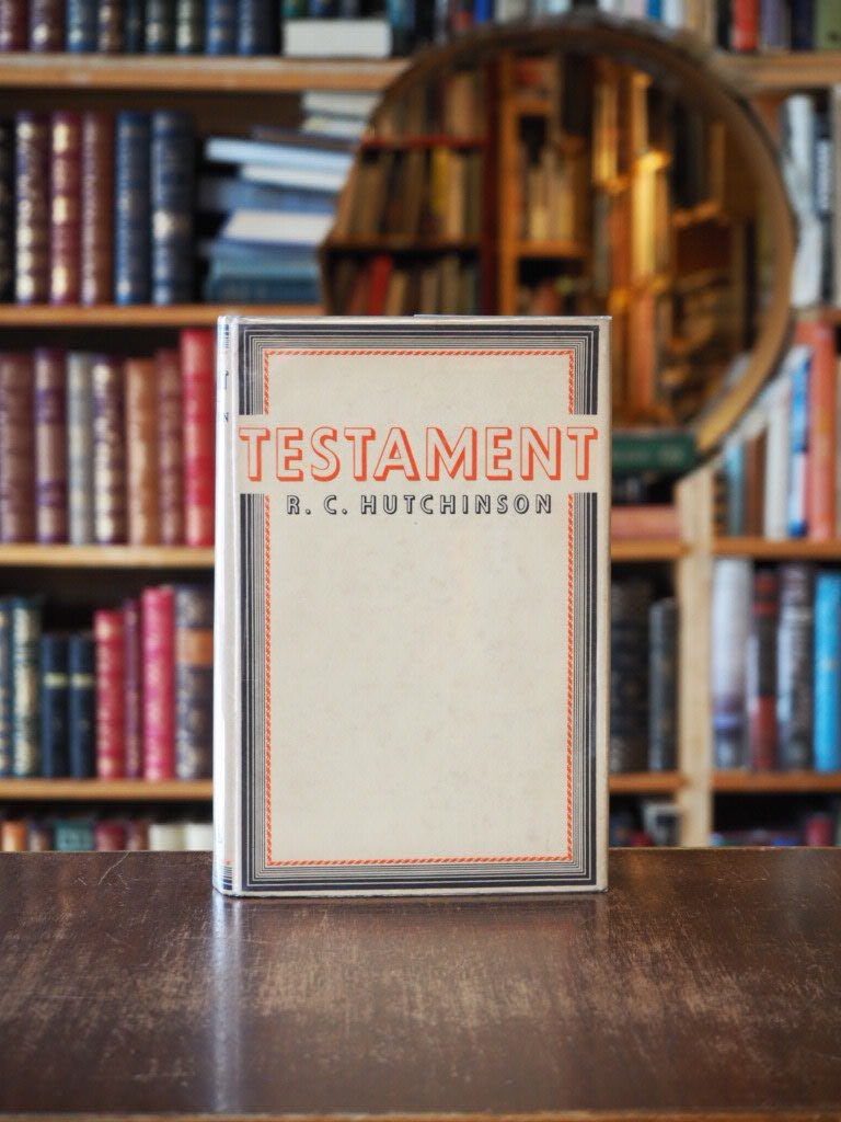 Testament. First Edition in dustjacket.