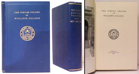 Image for Jubilee Volume of Wycliffe College