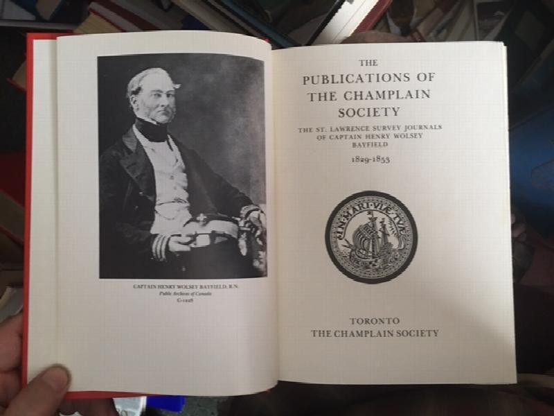 Image for The St. Lawrence Survey Journals of Captain Henry Wolsey Bayfield 1829-1853. First Edition. In Two Volumes