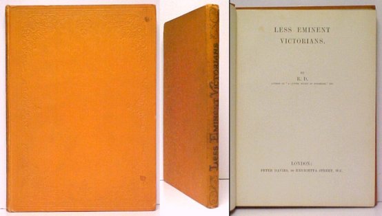 Less Eminent Victorians. 1st UK