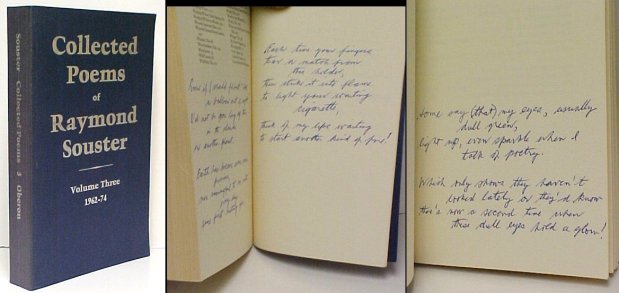 Collected Poems. Vol.3. card covers. signed + poems