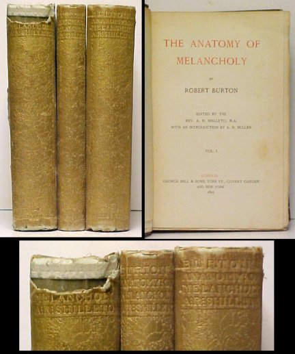 Image for Anatomy of Melancholy. regular edition