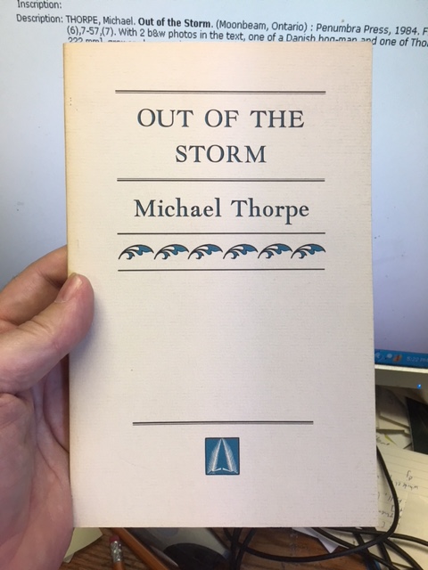 Out of the Storm. First Edition