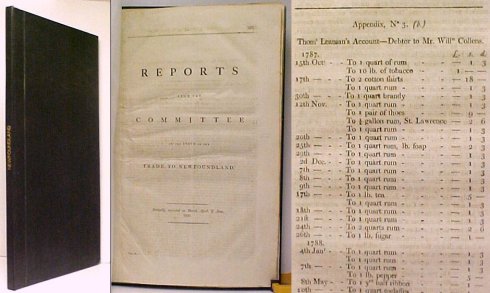 Reports from the Committee on the State of the Trade to Newfoundland Severally reported in March, April, & June, 1793