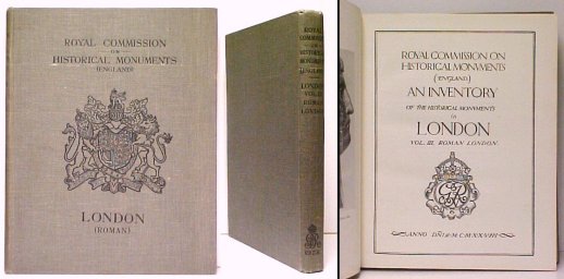 Inventory of the Historical Monuments in London. Vol.III. Roman London