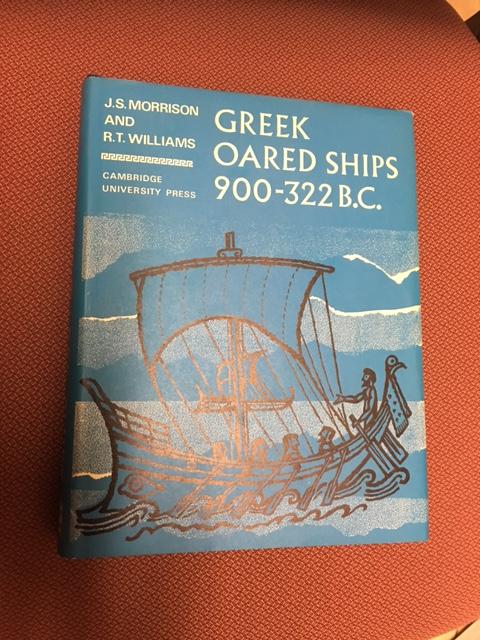 Greek Oared Ships 900-322 B.C. First Edition in dustjacket