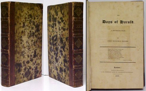Image for Days of Harold : A Metrical Tale. First Edition Days of Harold : A Metrical Tale. First Edition