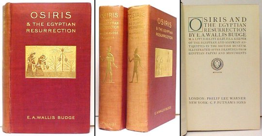 Image for Osiris and the Egyptian Resurrection. First Edition, Two Volume Set