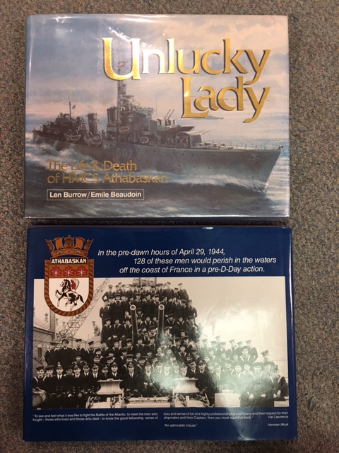 Image for Unlucky Lady : The Life & Death of HMCS Athabaskan 1940-44. Second Edition, First Printimg, in dustjacket.